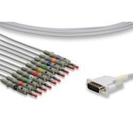 ILB GOLD Replacement For Burdick, Eli 250 Direct-Connect Ekg Cables ELI 250 DIRECT-CONNECT EKG CABLES